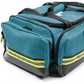 Teal Scherber Premium First Responder Trauma Kit with reflective stripes and compartments