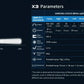 Technical specifications diagram for Wuben X3 Beacon All-in-One Flashlight + Charging Dock