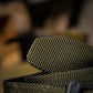 Textured olive-green woven fabric of M-Tac Double Sided Lite Tactical Belt Hex