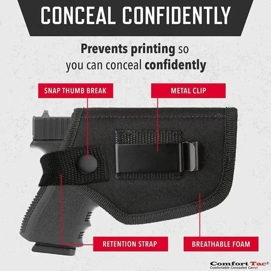 Chief Miller Inside The Waistband Holster The Ultimate Concealed Carry Holster - Multiple Sizes to fit Most Handguns Apparel