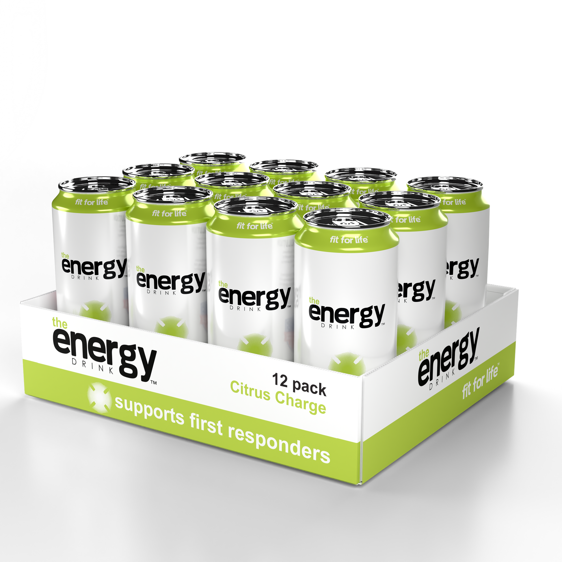 Nutritional label of the Energy Drink™ Mega Pack highlighting ingredients and 200mg caffeine content.