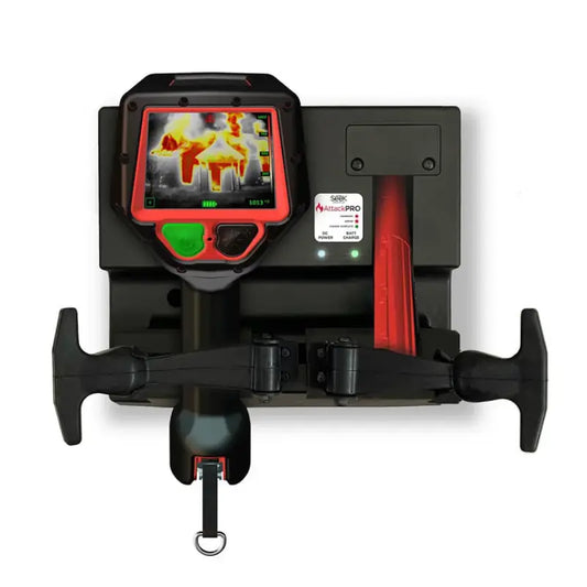 Seek Thermal Attack Pro Truck Charger with thermal imaging camera and charging dock