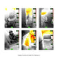 SEEK FirePRO 300 Thermal Camera capturing high-resolution thermal imaging of firefighters and a burning building