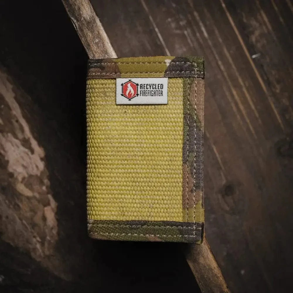 Chief Miller Wallet Thin Minimalist Bifold Wallet in Green Multicam Tropic Design Apparel