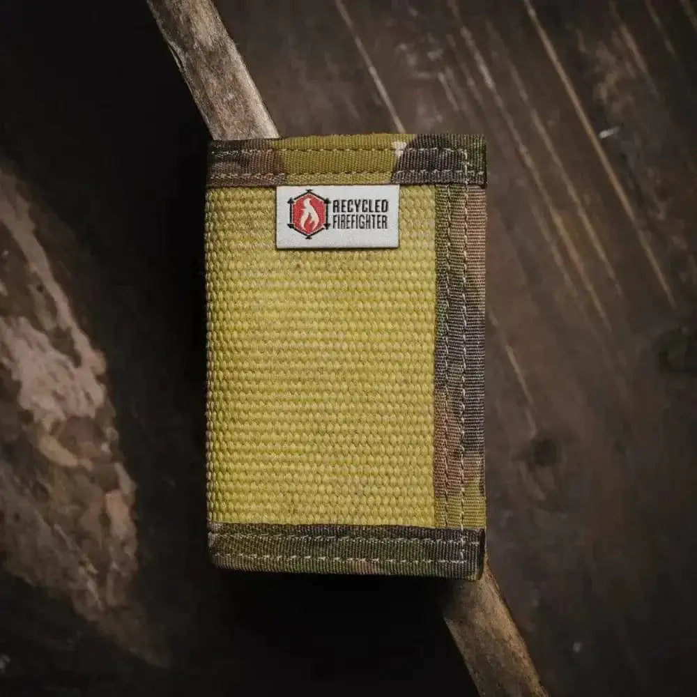 Chief Miller Wallet Thin Minimalist Bifold Wallet in Green Multicam Tropic Design Apparel