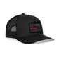 Chief Miller Trucker Hat Thin Red & Blue Line Trucker Hat  |  Black 1st Responders Snapback Apparel