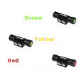 Three flashlights with green, yellow, and red lights for Manual Cot Lighting System