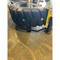Tire sled with yellow and black metal frame for SFE Tire Flip equipment
