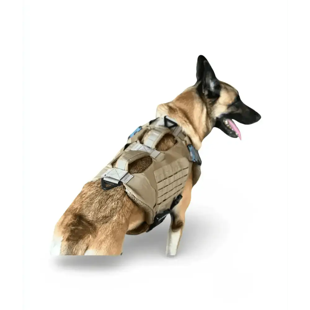 Chief Miller K-9 Titan K-9 Ballistic Body Armor Vest 3.0 - Optional Level IIIA Dual Threat Apparel