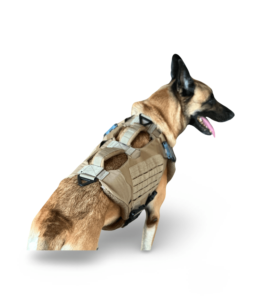 Chief Miller K-9 Titan K-9 Ballistic Body Armor Vest 3.0 - Optional Level IIIA Dual Threat Apparel