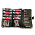 Tool kit organizer with numbered compartments and red-labeled screwdrivers for Sling Supply Refill Pack