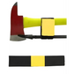 Toy firefighter’s axe with black and yellow belt from Line2Design marrying strap