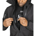 Black winter jacket with high collar and zipper for Tradecraft Tactical Jacket 2.0 with body armor panel