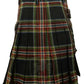 Traditional Scottish tartan utility kilt featuring World Celt Tartan with pleats and pockets