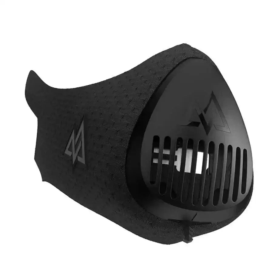 Black Training Mask 3.0 with ventilation grilles for athletes and first responders