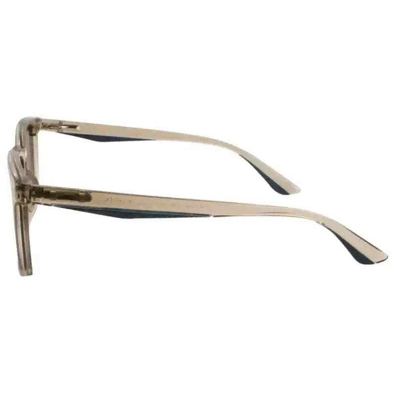 Translucent beige eyeglass frames side view of Solect Navigator Polarized Sunglasses