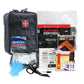 Trauma first aid kit for bleeding control by firefighter and first responders