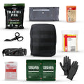 Premium IFAK Trauma Kit in black for emergency response and first responders use