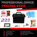 Trauma gear kit for first responders, firefighters, and police in bleeding control emergencies
