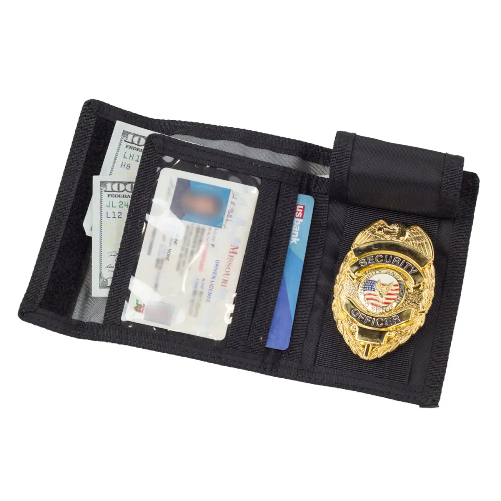 Tri-Fold Badge Wallet - Chief Miller Apparel