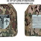 Level IV curved F&B camouflage ballistic plates with shooter’s cut for body armor by Redemption Tactical