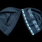 Reversible Beanie Black SECURITY for First Responders and Firefighters on duty