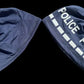 Blue police beanies for first responders and police officers, Navy Blue Reversible POLICE