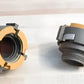 Gray fire hose couplings for Hy-Conn Pro Series Hydrant Adapter, ideal for first responders