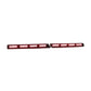 Two red LED light bars on the U-Lite Visor Bar for enhanced visibility and safety