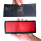 Two wallets in camouflage and red fabric for unfolded bills and card slots, 1000D Cordura