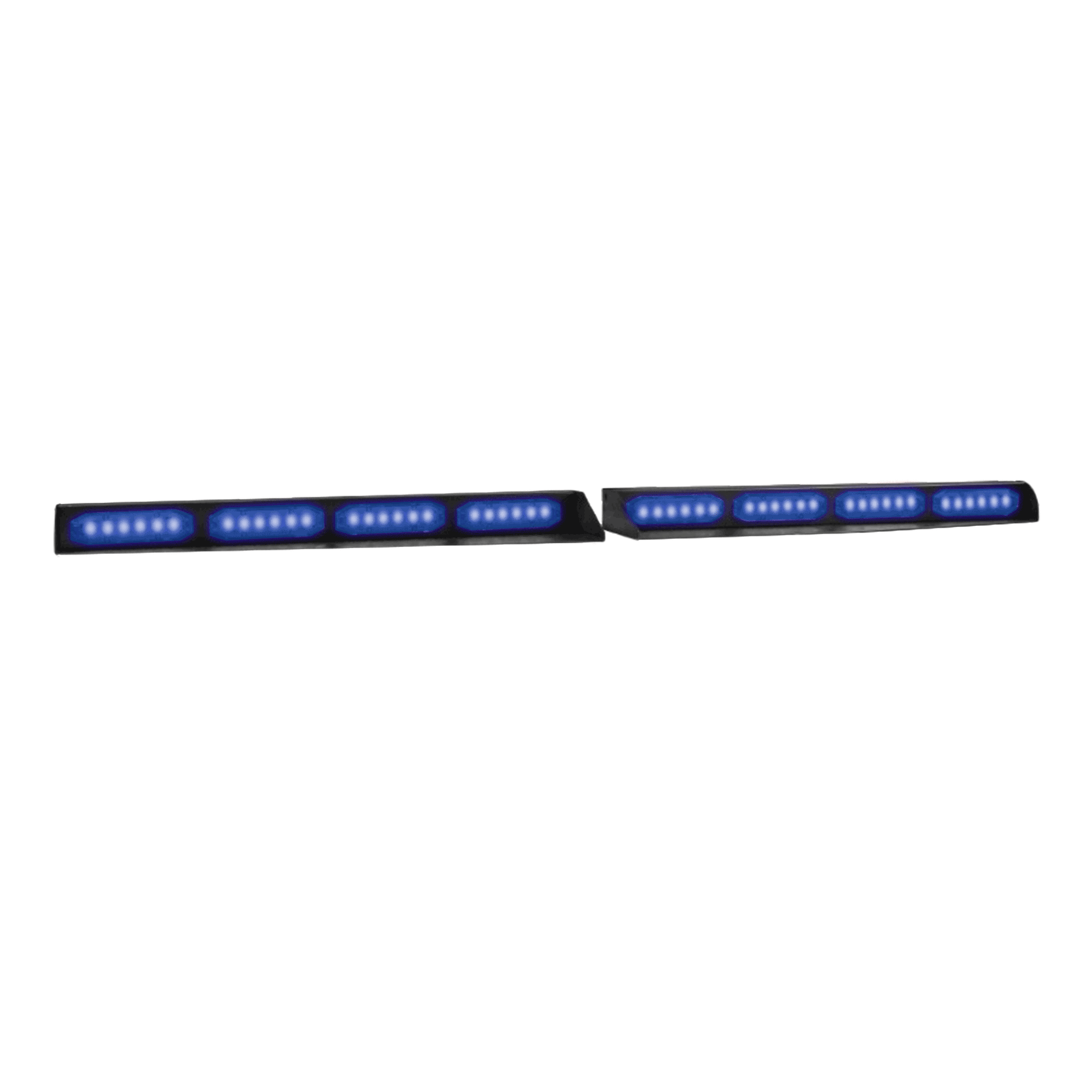 UBL U-Lite Visor Bar - Blue/White Dual ( + $30) - Visor Bars