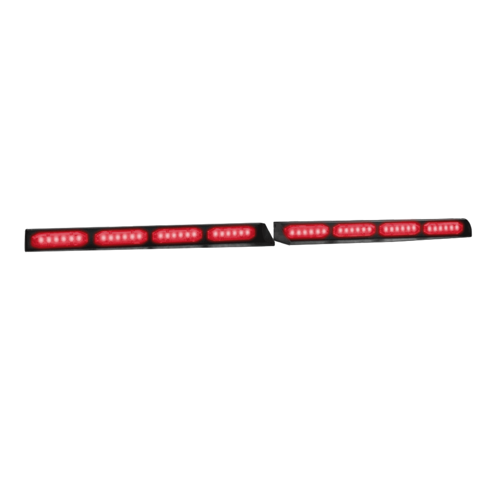 UBL U-Lite Visor Bar - Red/White Dual ( + $30) - Visor Bars