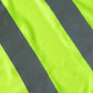 Diagonal neon yellow and gray reflective stripes on UHV302 HiVis Class 3 Tee for first responders