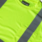 Neon yellow UHV302 HiVis shirt with reflective stripes for first responders and firefighters