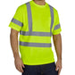 High-visibility neon yellow UHV302 HiVis safety t-shirt for first responders and firefighters