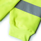 Neon yellow fabric with reflective gray stripe on UHV424 HiVis Sweatshirt