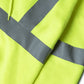 High-visibility yellow UHV424 HiVis Sweatshirt with reflective gray stripes for safety