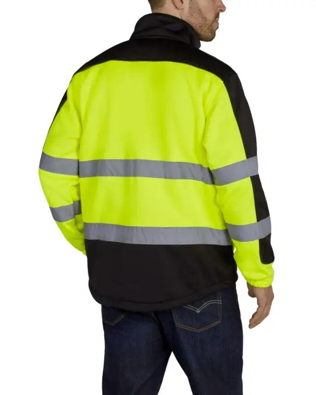 UHV427 HiVis Full Zip Soft Shell Jacket - Men’s Sweatshirt