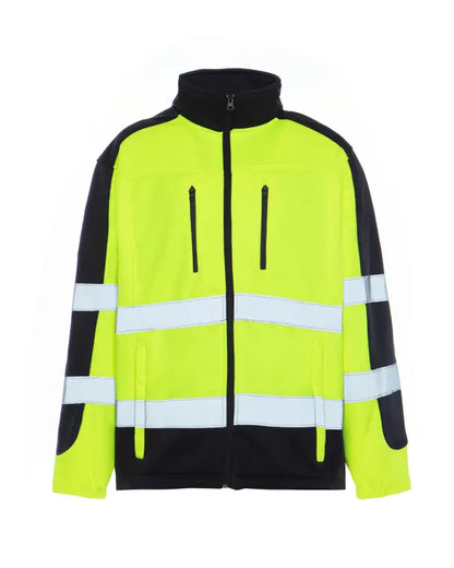 UHV427 HiVis Full Zip Soft Shell Jacket - Yellow / Soft Shell / M - Men’s Sweatshirt