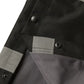 Black and gray fabric with snaps and patch detail on UHV452P HiVis Pro Grade Rain Pants