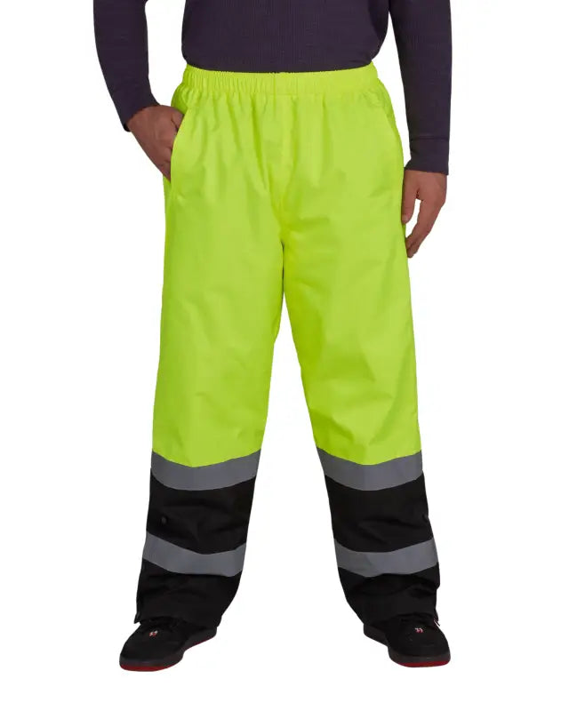 UHV452P HiVis Pro Grade Rain Pants - Men’s Rainwear