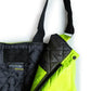 Black and neon yellow utility tote bag for UHV500 HiVis Lined Bib Overalls