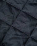 Dark quilted fabric with geometric stitching for UHV562 HiVis Quilt Lined Bomber Jacket