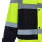 High-visibility UHV562 HiVis Quilt Lined Bomber Jacket with reflective stripes