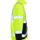 High-visibility UHV562 HiVis Quilt Lined Bomber Jacket with reflective stripes