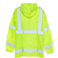 High-visibility neon yellow UHV658 HiVis Pack Anorak with reflective stripes