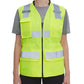 High-visibility yellow UHV661 HiVis Women’s Contractor Vest with reflective stripes