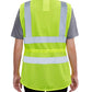 High-visibility yellow UHV661 HiVis Women’s Contractor Vest with reflective stripes