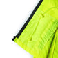 Neon yellow UHV662 HiVis Women’s Nylon Vest with pockets and black zipper detail