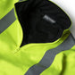 High-visibility yellow UHV667 HiVis Women’s 1/4 Zip Soft Shell jacket for job site warmth